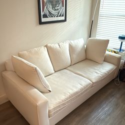 Pottery Barn White Couch