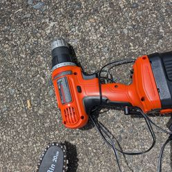Black And Decker Drill With Battery 