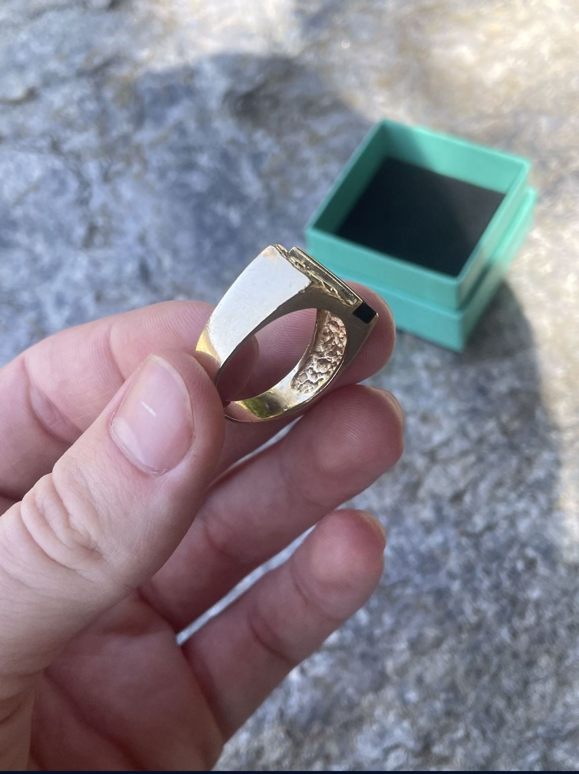14k Gold Nugget Ring