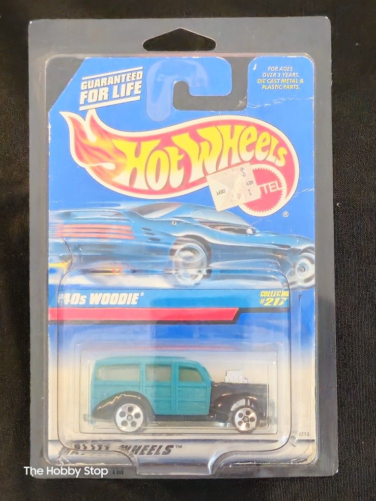 Hot Wheels 🔥 🛞 40s Woody  #217, Protective Display Case Included 