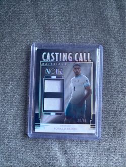 Ronald Araujo 2024-25 Panini Noir Soccer Casting Call Materials 10/65o