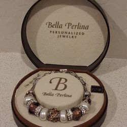 Bella Perlina Charm Bracelet Crystal Beads
