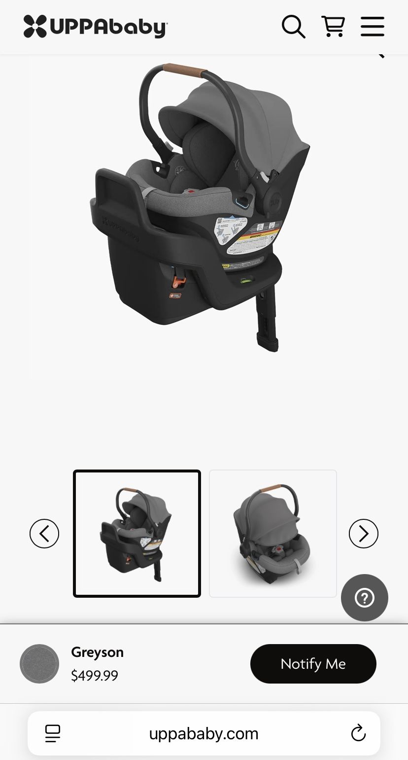 UPPAbaby Infant Car Seat & Base *NEW IN BOX!*