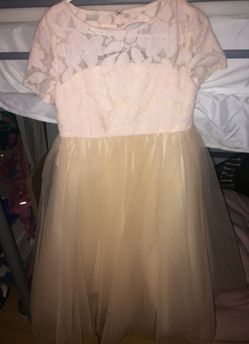 Tutu dress size 6 blush pale pink