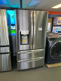 LG STAINLESS STEEL 3 Door Fridge