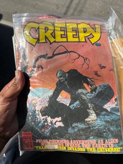 Creepy vintage comic