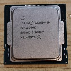 Intel Core i9-11900k 3.5GHZ  8 Cores 16 Threads.