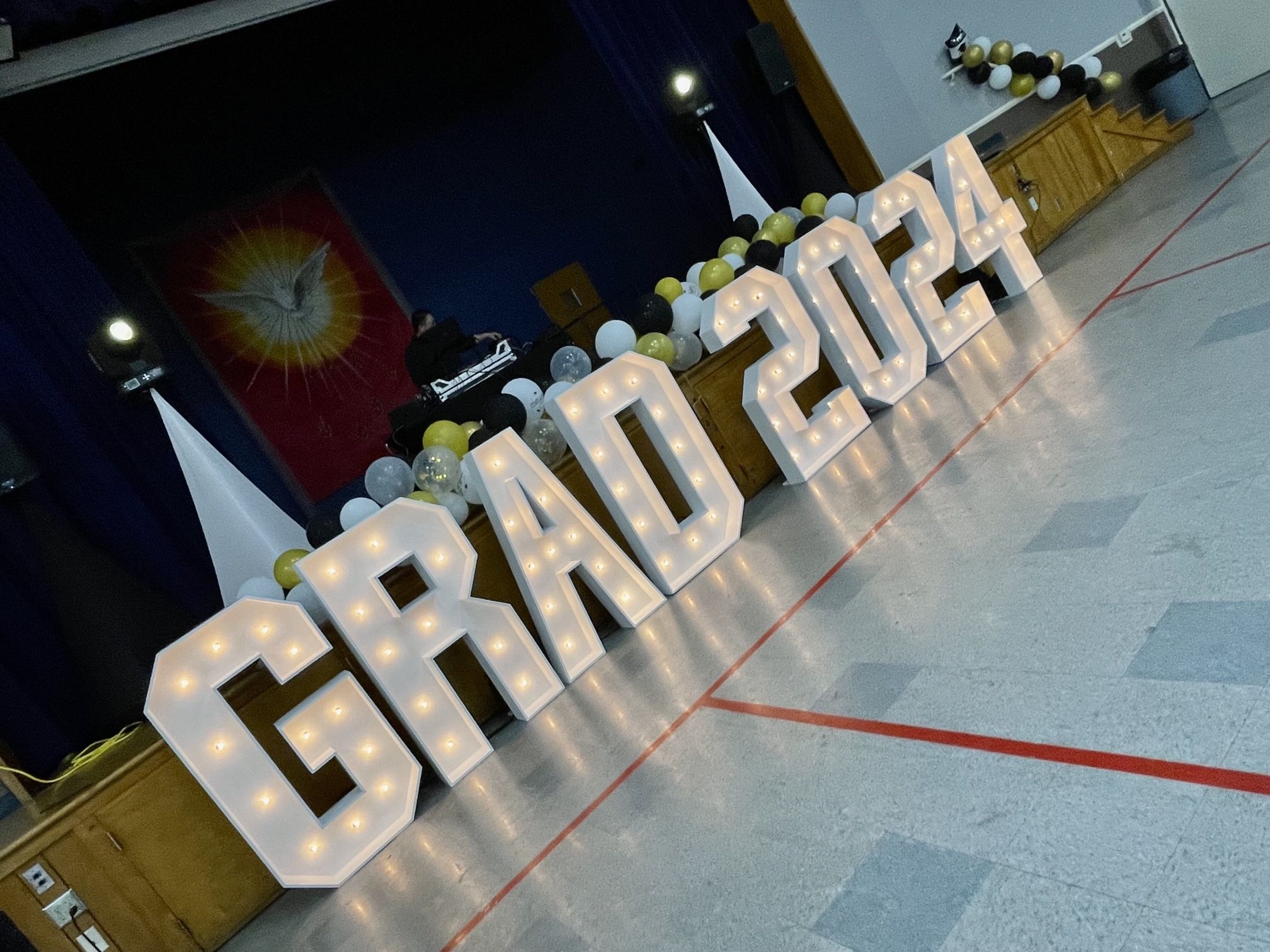 Grad 2024 Marquee Letters And Numbers