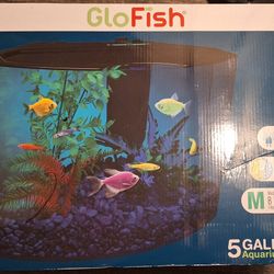 GloFish Aquarium Tank with Accessories and Supplies