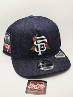 NewEra San Francisco Giants Denim Rose Pack Exclusive 9Fifty AFrame Snapback Hat
