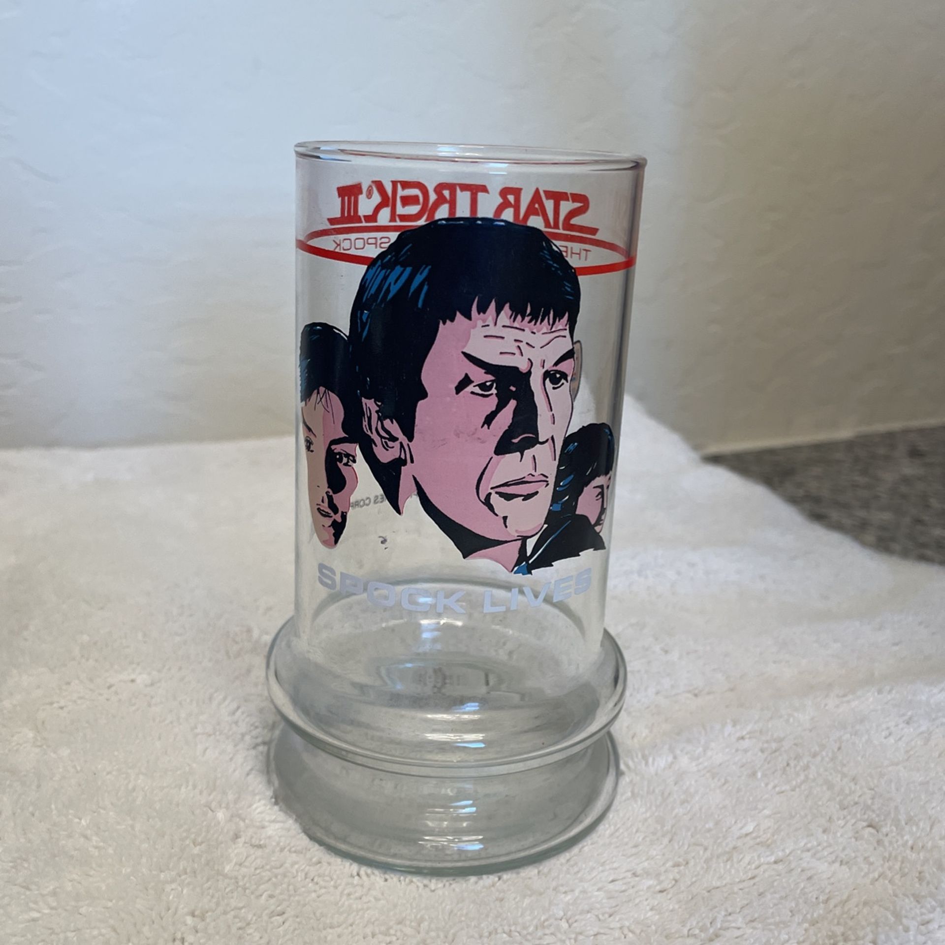 1984 Taco Bell “Spock Lives” Collectible Glass