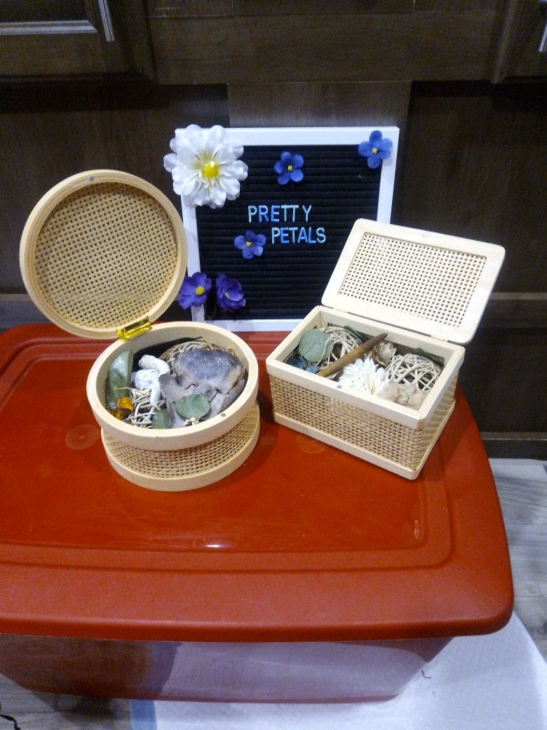 Potpourri Wicker Boxes