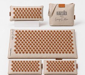 Glanzstück Berlin Full Body Acupressure Mat Set + Carry Bag, Shakti mat