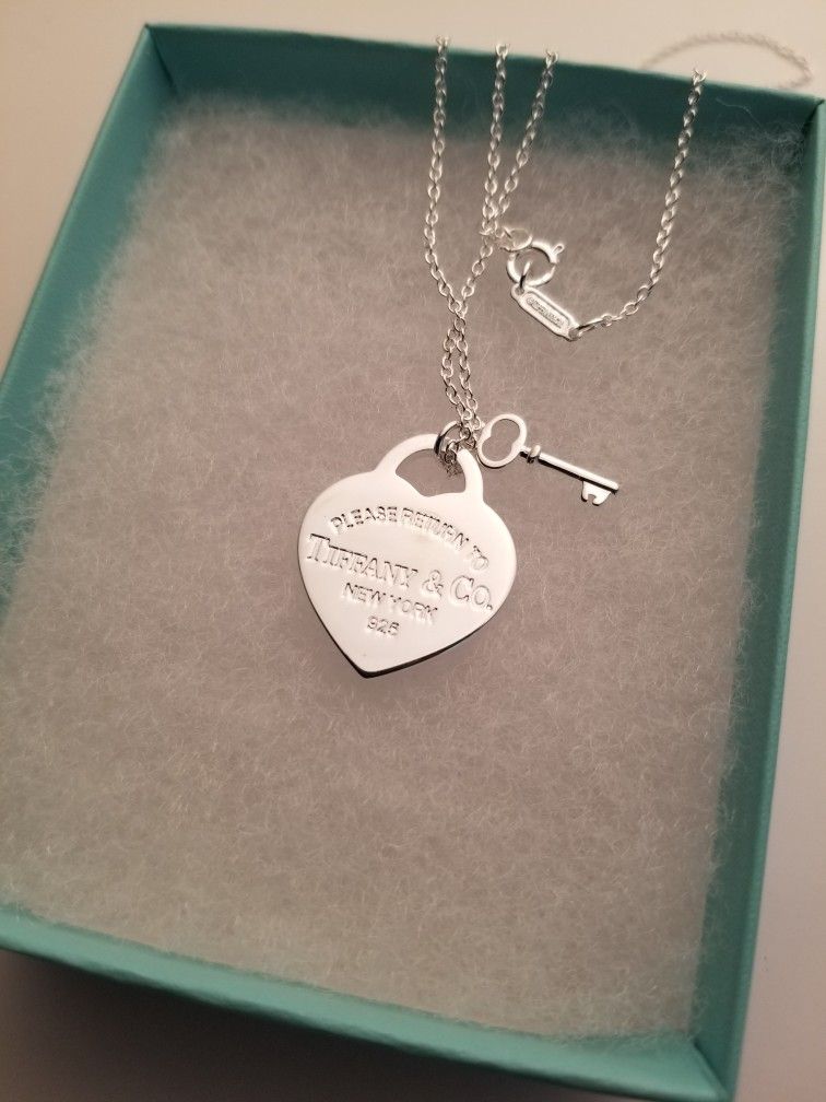 Heart With Key Necklace