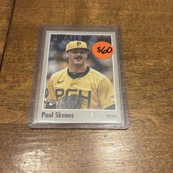2024 Topps Archives Paul Skenes 1970 Design RC Rookie #200 Pittsburgh Pirates