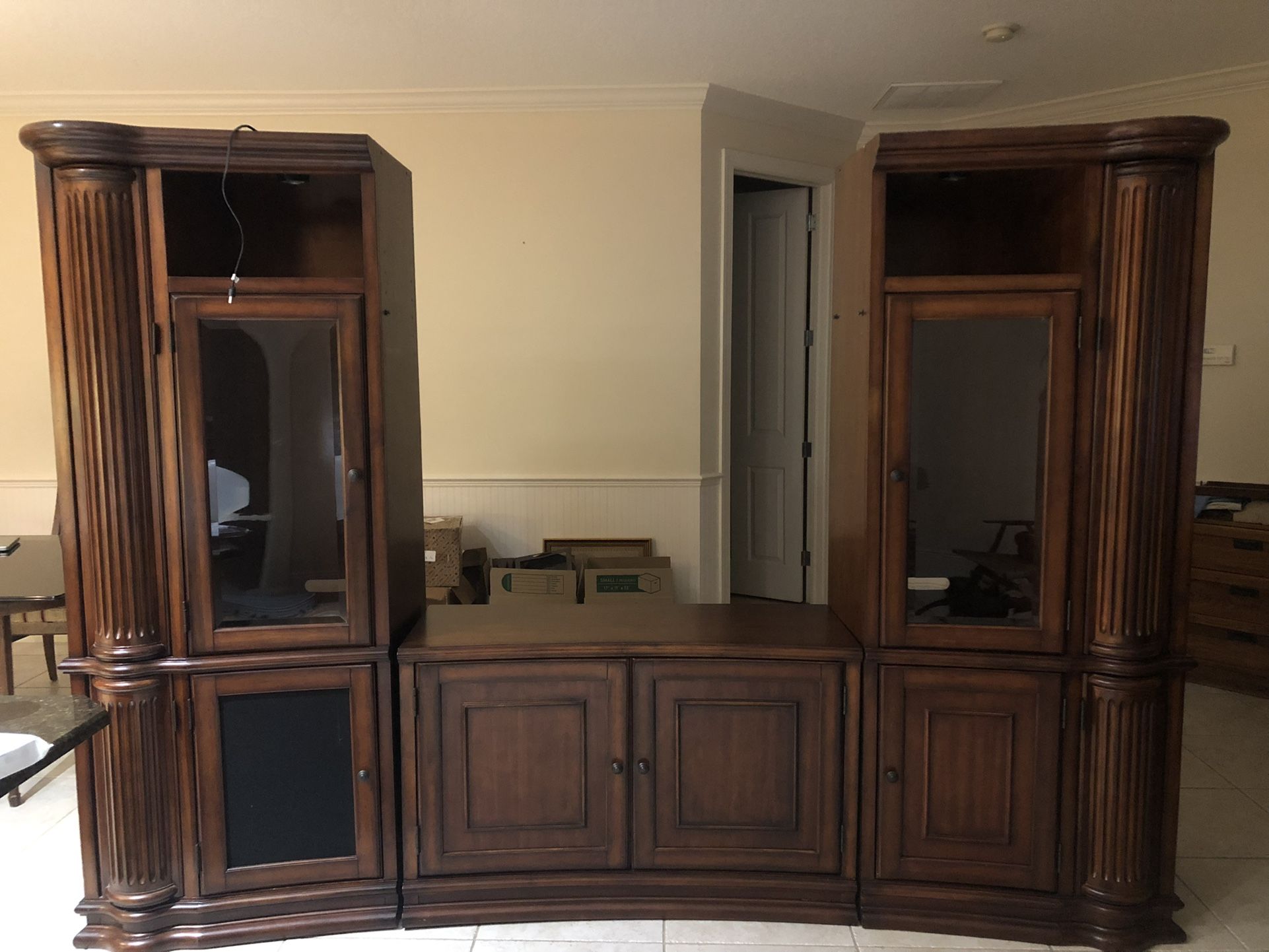 Hardwood Entertainment Center