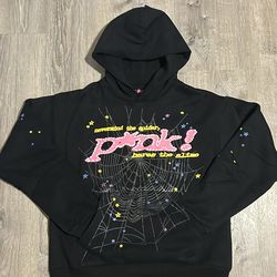 Black & Pink Spider Hoodie