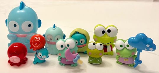 Sanrio Hangyodon and Keroppi Mini Figure Collection