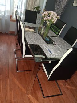 Dinning table  6chair