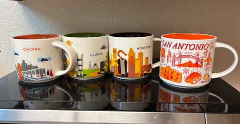 Starbucks mugs
