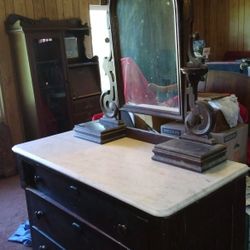 Antique Furniture. Marble Top 