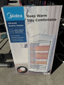 Midea Infrared Quartz Space Heater — NEW IN BOX!
