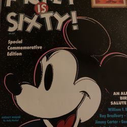 Mickey Is 60 Magazine With Fantasia Cell