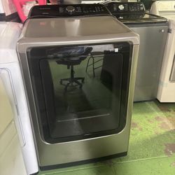 Stainless Steel Gas Dryer Brand Samsung Heavy Duty Everything Works Great With A 3 Months Warranty 