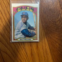 Signed Billy Williams Card
