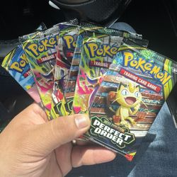 6 Packs Of Pokémon Cards