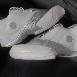 Reebok Answer 5 White And Silver Size 8/12