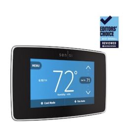Emerson Sensi Touch Wi-Fi Smart Thermostat with Touchscreen Color Display, C-Wire Required