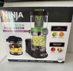 New Ninja Precision Processor with Auto-Spiralizer