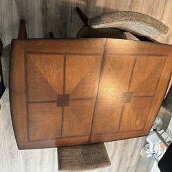 Extendable Dining Table 5 Pc