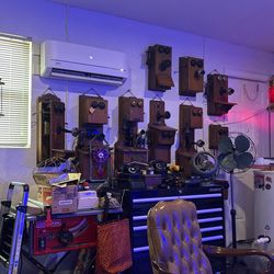 Antique Telephones Wood Box Phone Many To Choose