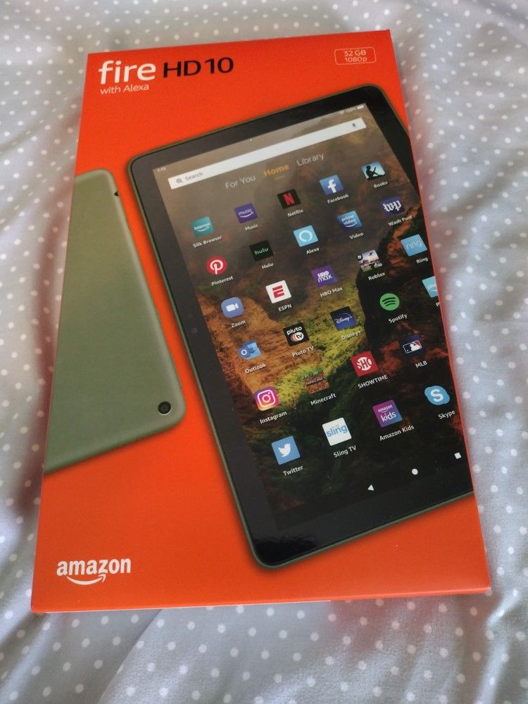 Amazon Fire Tablet 10.1" New With Google Apps 