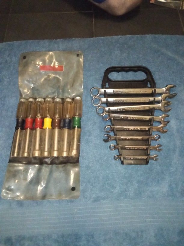 Nut Driver Set And Wrenches 