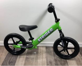 Green Strider Balance Bike
