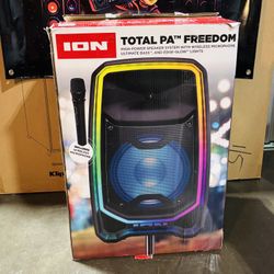 ION 650W Total PA Freedom – High-Power PA Speaker + Wireless Mic | Indoor/Outdoor Events