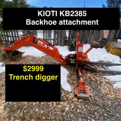 KIOTI Backhoe Attachment KB2385 