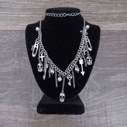 Gothic Style Charm Pendant Chain