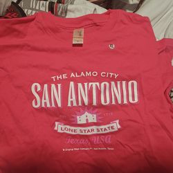 Pink San Antonio Tshirt Size XL