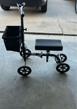 Equate Folding Knee Walker Alternative to Crutches