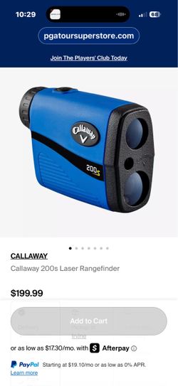 Callaway 200S rangefinder with slope 🔥
