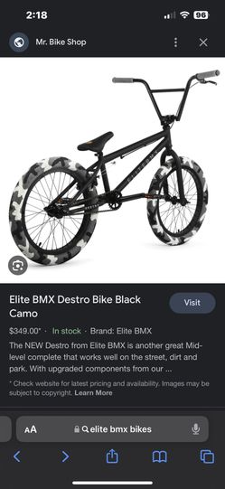 Elite Bmx Bike