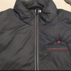 Rose Bowl Gray Puffer Vest szL