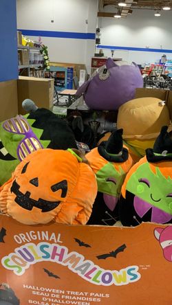 Various Halloween Themed Stuffed Pillows