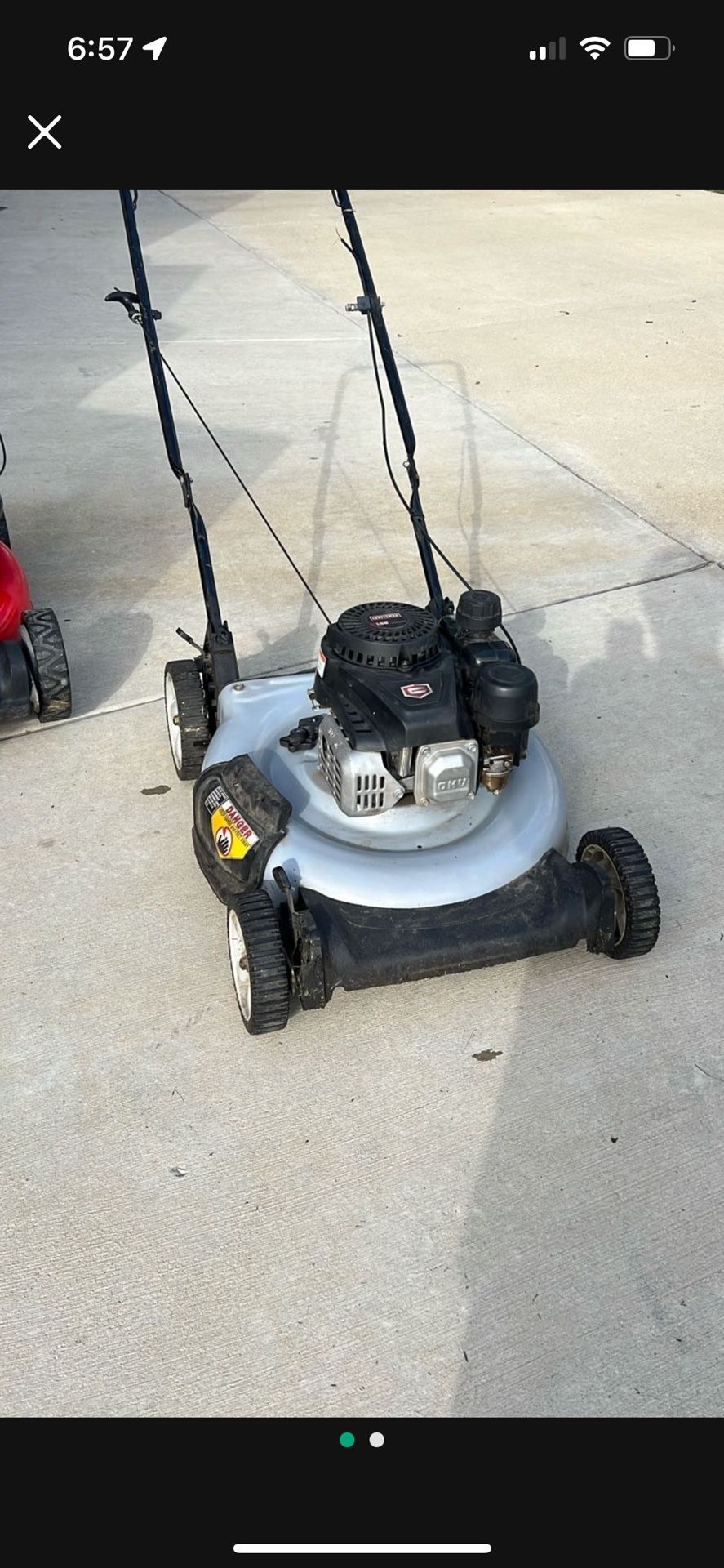 NICE PUSH MOWER