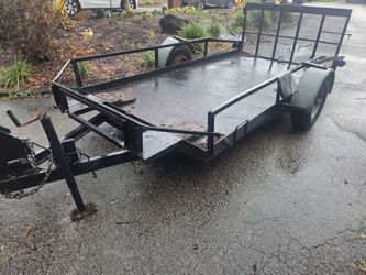 12 ft tilt deck equip trailer