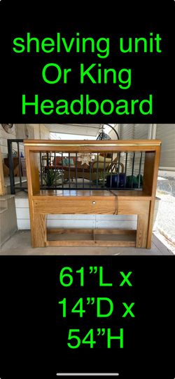Shelving Or King Headboard (free)
